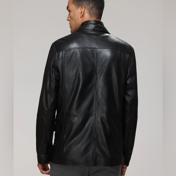 Vintage Danier Black Leather Jacket Size Extra Large - Picture 3 of 12